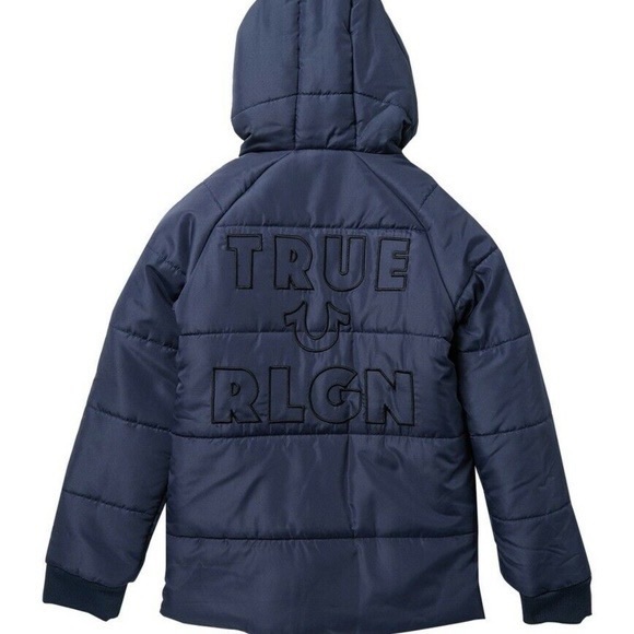 NWT True Religion Boys Puffer $120 Jacket - Picture 10 of 15